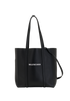 Everyday Tote, &pound;595, Handbags, Black, Leather, Front view